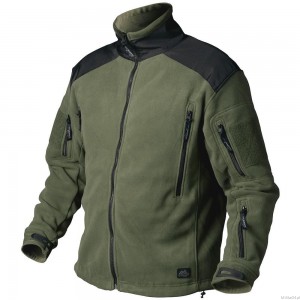 Polar LIBERTY Fleece Jacket - Helikon - Olive Green/Black - Czarno-Oliwkowy