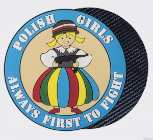 EMBLEMAT "POLISH GIRLS" - PVC