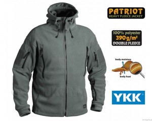 Polar PATRIOT Heavy Fleece Jacket - Helikon - Shadow Grey