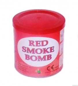 RED SMOKE BOMB