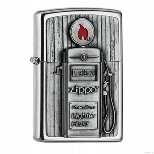 Zapalniczka Zippo benzynowa Gas Pump Emblem 3d