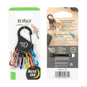 Nite Ize - Karabinek na klucze KeyRack™ S-Biner® - KRK2-01-R6