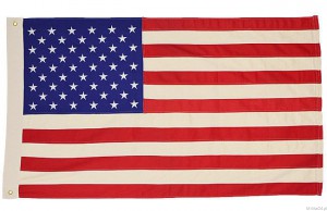 Flaga USA Vintage Płócienna