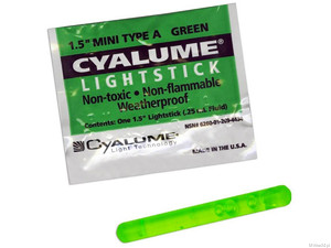 Cyalume 1.5 Inch Mini ChemLights -zielony